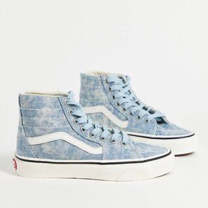 New Vans SK8-Hi Tapered Denim Sneakers Size 7